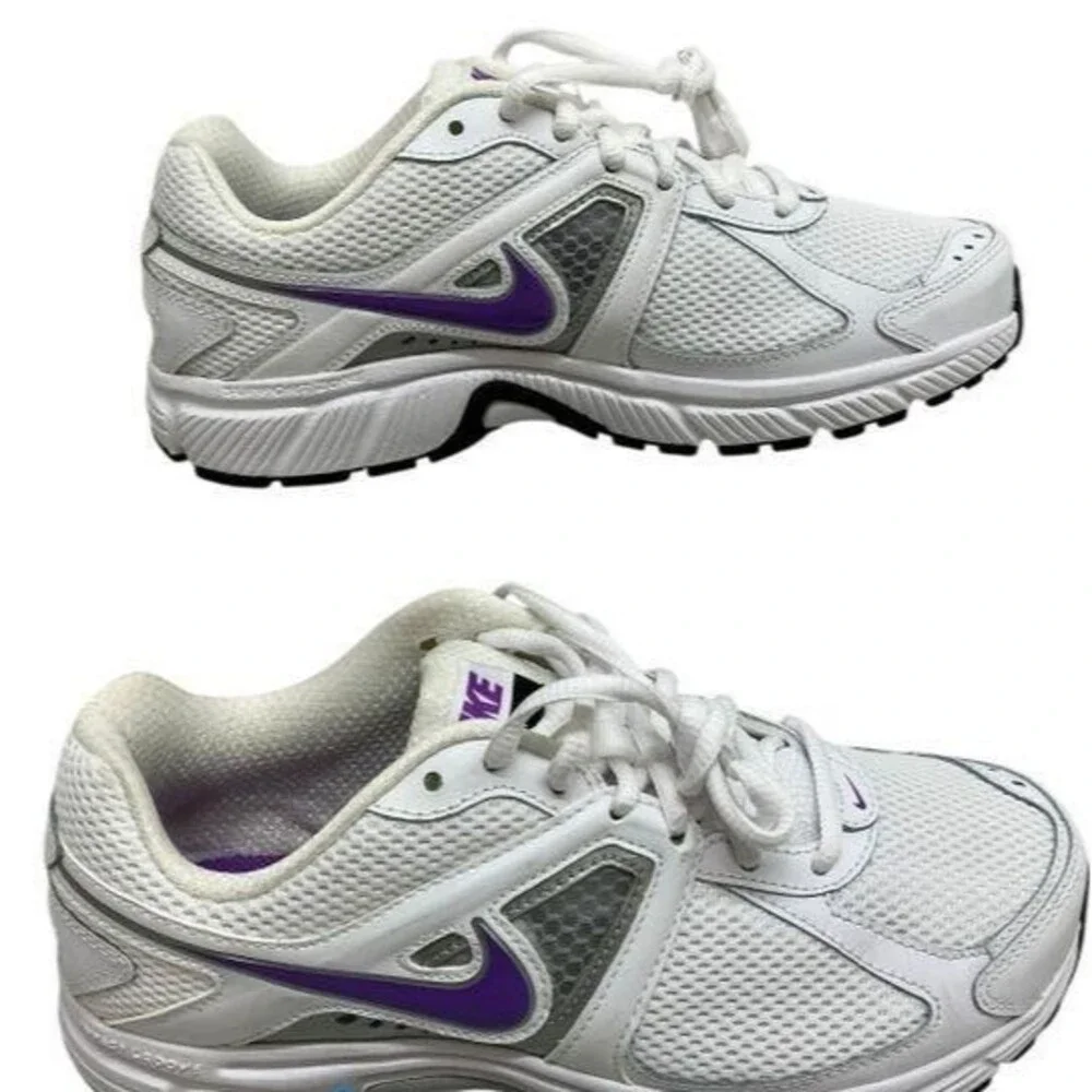 Nike Dart 9 White Purple Women's Running Shoes Size 7
